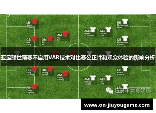 亚足联世预赛不启用VAR技术对比赛公正性和观众体验的影响分析