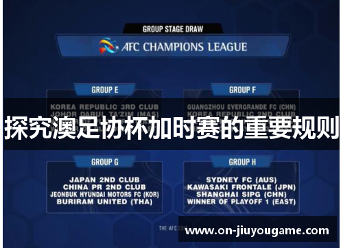 探究澳足协杯加时赛的重要规则 探究澳足协杯加时赛的重要规则